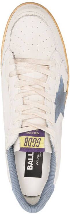 Golden Goose Ball Star leather low-top sneakers Neutrals