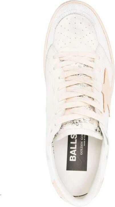 Golden Goose Ball Star leather sneakers Neutrals