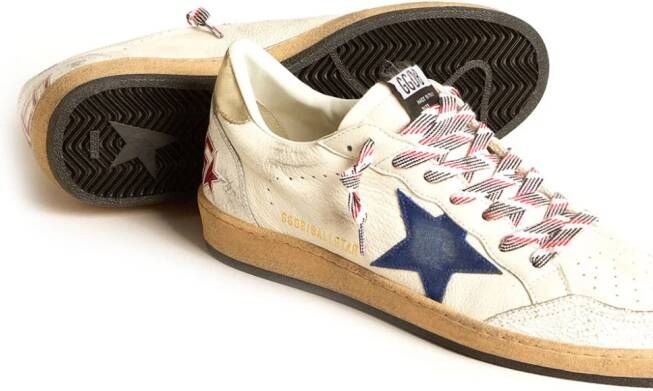 Golden Goose Ball-Star leather sneakers Neutrals