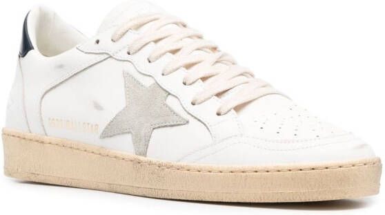 Golden Goose Ball Star leather sneakers White