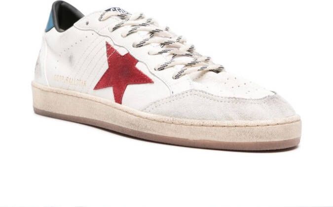 Golden Goose Ball Star leather sneakers White