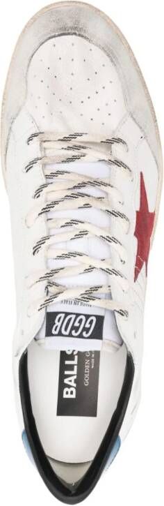 Golden Goose Ball Star leather sneakers White