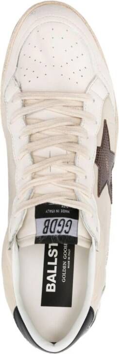 Golden Goose Ball Star leather sneakers White