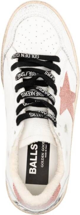 Golden Goose Ball Star leather sneakers White