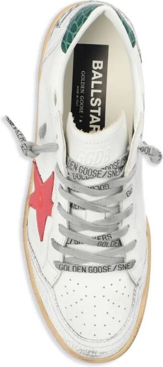 Golden Goose Ball Star leather sneakers Yellow