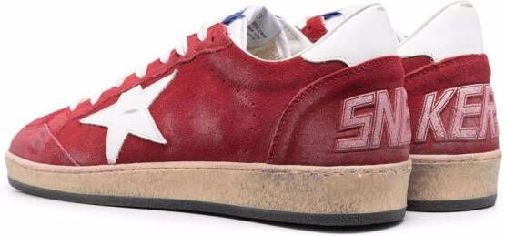 Golden Goose Ball Star low-top sneakers Red