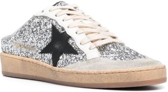 Golden Goose Ball Star slip-on sneakers Silver