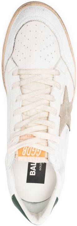 Golden Goose Ballstar lace-up sneakers White
