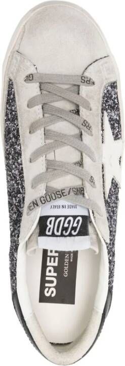 Golden Goose Baskets Superstar glitter sneakers Grey