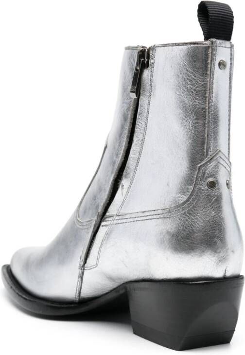 Golden Goose Debbie 45mm boots Silver