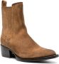 Golden Goose Debbie leather ankle boots Brown - Thumbnail 2
