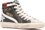 Golden Goose distressed-finish high-top sneakers Black - Thumbnail 2
