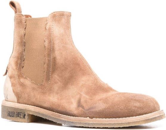 Golden Goose elasticated side-panel detail boots Brown