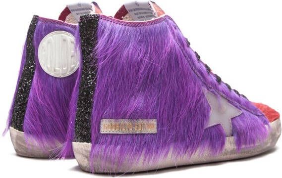Golden Goose Francy high-top sneakers Purple