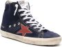 Golden Goose Francy high-top suede sneakers Blue - Thumbnail 2