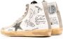 Golden Goose Francy Journey-print high-top sneakers White - Thumbnail 3