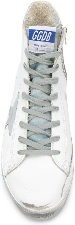 Golden Goose Francy suede patch sneakers White