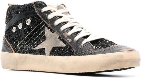 Golden Goose GG Mid Star lace-up sneakers Black