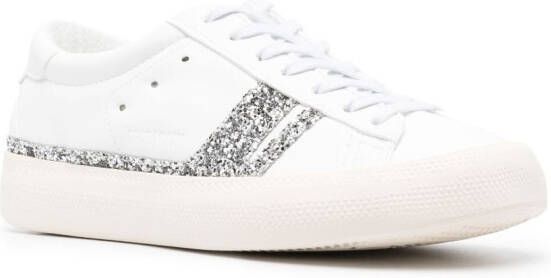 Golden Goose glitter-trim low-top sneakers White