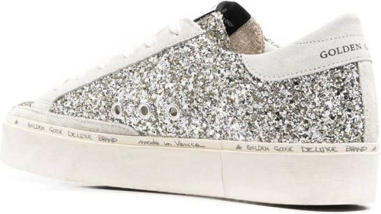 Golden Goose Hi Star glitter sneakers Grey