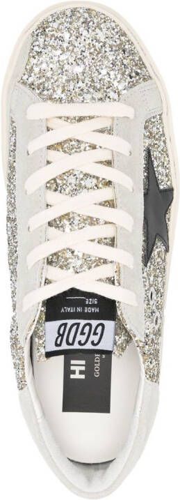 Golden Goose Hi Star glitter sneakers Grey