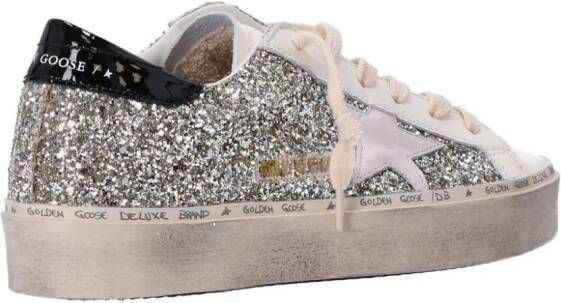 Golden Goose Hi Star glitter sneakers Silver