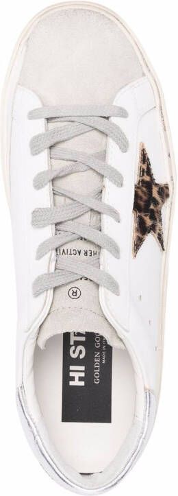 Golden Goose Hi Star lace-up sneakers White