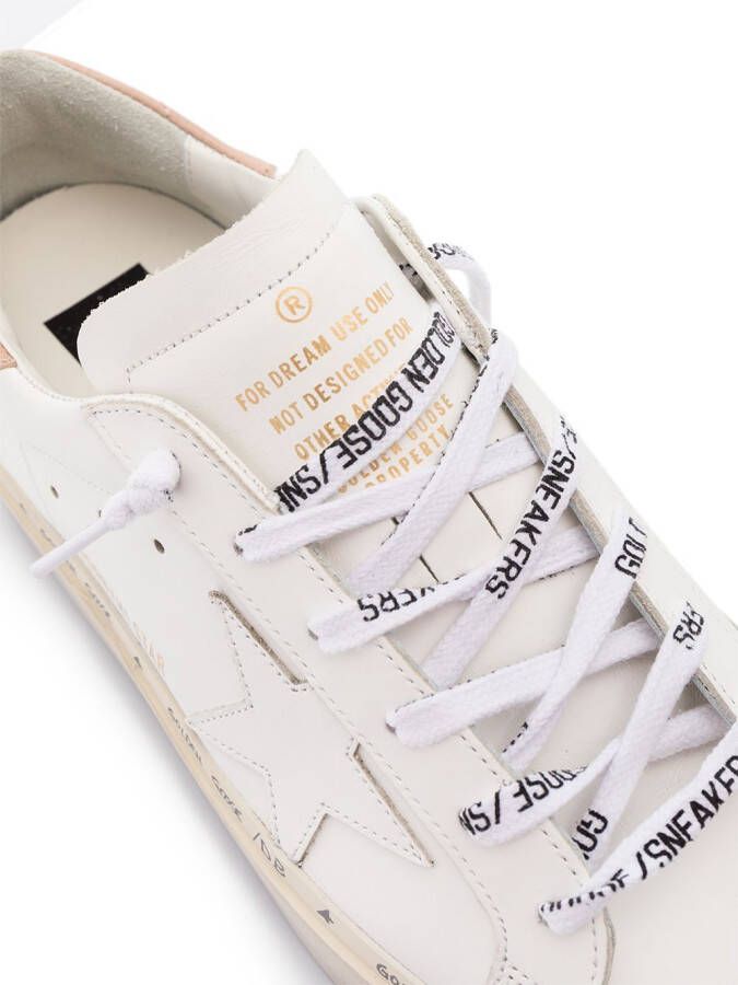 Golden Goose Hi Star leather sneakers White