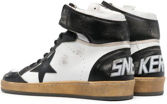 Golden Goose high-top lace-up leather sneakers White