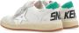 Golden Goose Kids Ball Star distressed leather sneakers White - Thumbnail 3