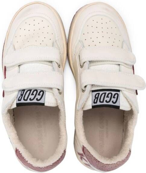 Golden Goose Kids Ball Star leather sneakers Neutrals