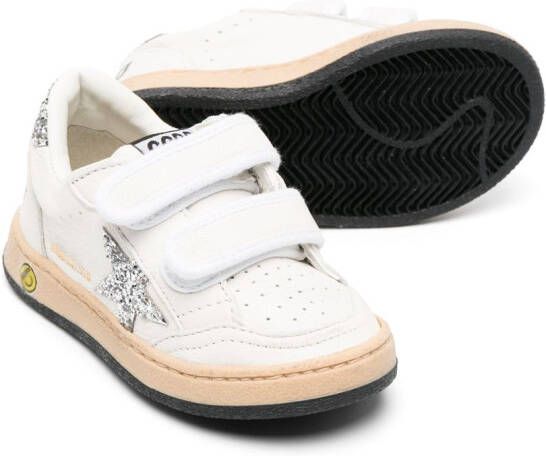 Golden Goose Kids glitter-detail low-top sneakers White