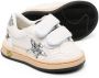 Golden Goose Kids glitter-detailing touch-strap sneakers White - Thumbnail 2