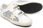 Golden Goose Kids glitter-embellished touch-strap sneakers White - Thumbnail 2
