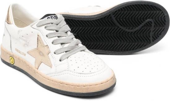 Golden Goose Kids lace-up sneakers White