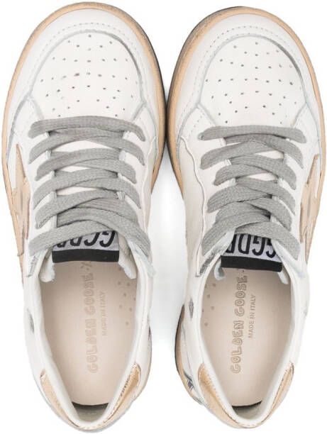 Golden Goose Kids lace-up sneakers White