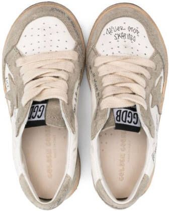 Golden Goose Kids logo-patch sneakers White