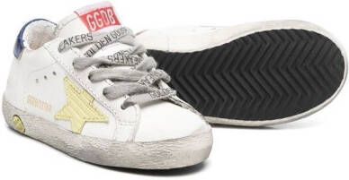 Golden Goose Kids logo-print lace-up sneakers White