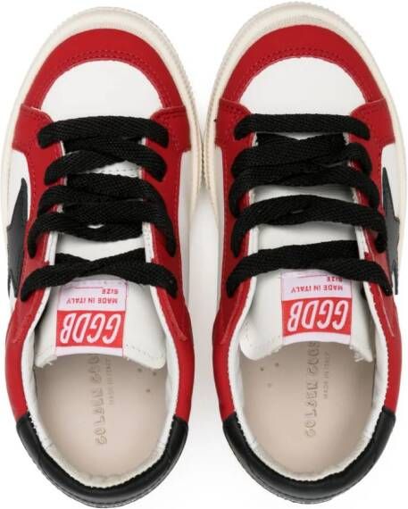 Golden Goose Kids May lace-up sneakers White