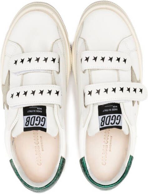 Golden Goose Kids May touch-strap sneakers White