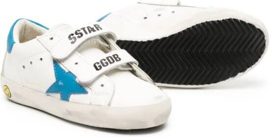 Golden Goose Kids Old School star-patch sneakers White