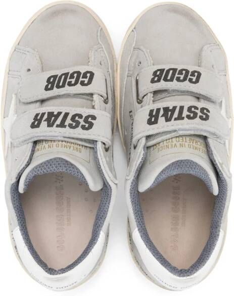 Golden Goose Kids Old School suede sneakers Grey