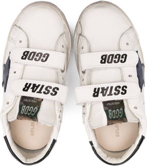 Golden Goose Kids Old School touch-strap sneakers Neutrals