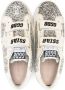 Golden Goose Kids Old School touch-strap sneakers Silver - Thumbnail 3