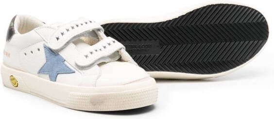 Golden Goose Kids Old School Young touch-strap sneakers White