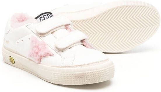 Golden Goose Kids One Star-logo low-top sneakers White