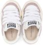 Golden Goose Kids panelled low-top leather sneakers White - Thumbnail 3