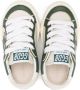 Golden Goose Kids panelled low-top leather sneakers White - Thumbnail 3