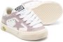 Golden Goose Kids panelled low-top leather sneakers White - Thumbnail 2