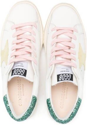 Golden Goose Kids star-patch low-top sneakers White